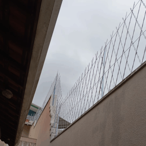 Rede Laminada galvanizada instalada