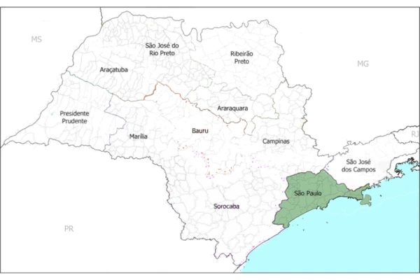 Mapa De Grande São Paulo